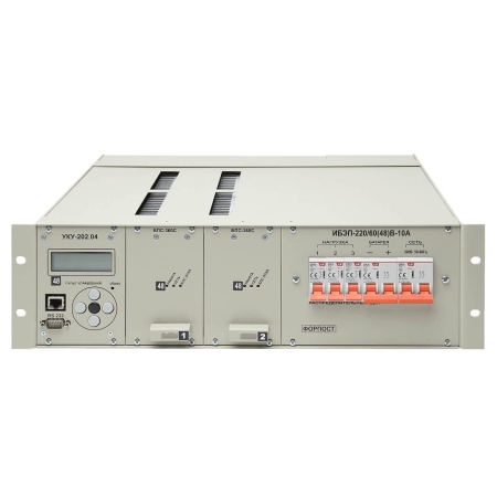 ИБП постоянного тока ИБЭП-220/48B-10A-3U-LAN СГЭП