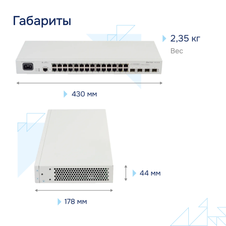 Коммутатор доступа 1GE MES2428 Eltex СГЭП