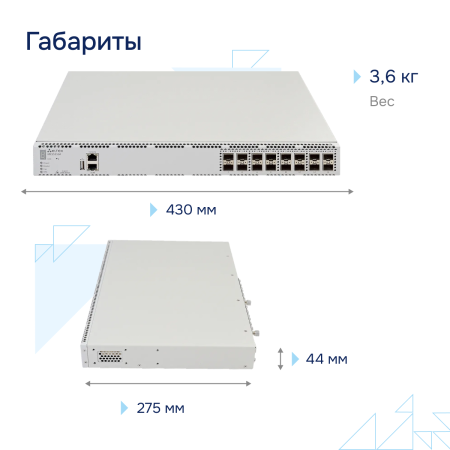 Коммутатор агрегации 10G MES5316A Eltex СГЭП