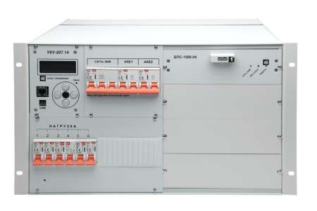 ИБП постоянного тока ИБЭП-220/48B-80A-3/4(1000)-6U-LAN-PP СГЭП