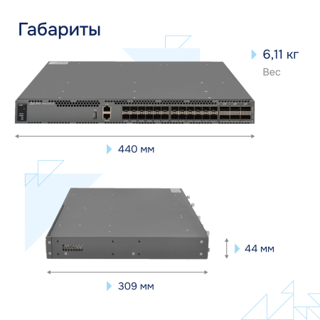 Коммутатор агрегации 10G MES5300-24 Eltex СГЭП фото большое 2