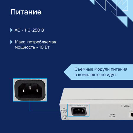 Коммутатор доступа 1GE MES2408C Eltex СГЭП