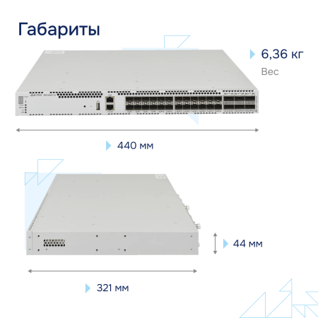 Коммутатор агрегации 10G MES5400-24 Eltex СГЭП фото большое 2