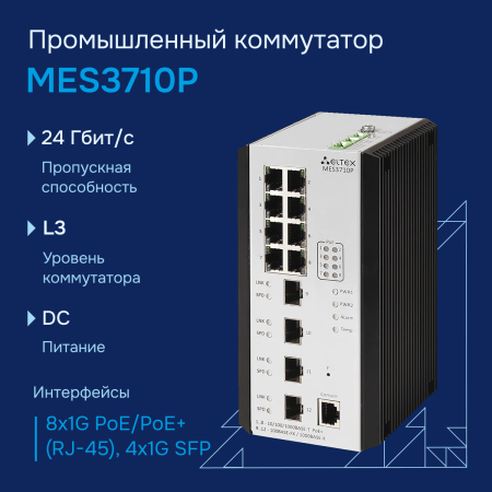 Промышленный коммутатор MES3710P Eltex СГЭП