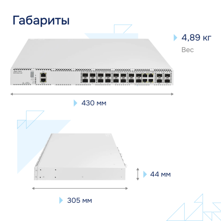 Коммутатор агрегации MES3300-16F Eltex СГЭП