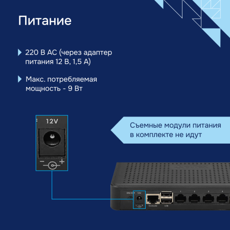 Сервисный маршрутизатор ESR-10 Eltex СГЭП