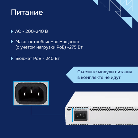 Коммутатор доступа PoE MES2410-08DP СГЭП