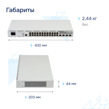 Коммутатор доступа 1GE MES2424 Eltex СГЭП