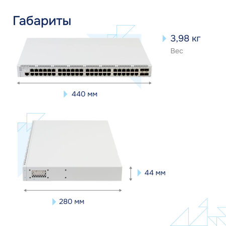 Коммутатор доступа 1GE MES2448B Eltex СГЭП
