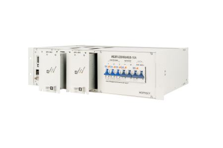 Forpost IBP IBEP 220 48B 10A 3U vydvinutye moduli большое