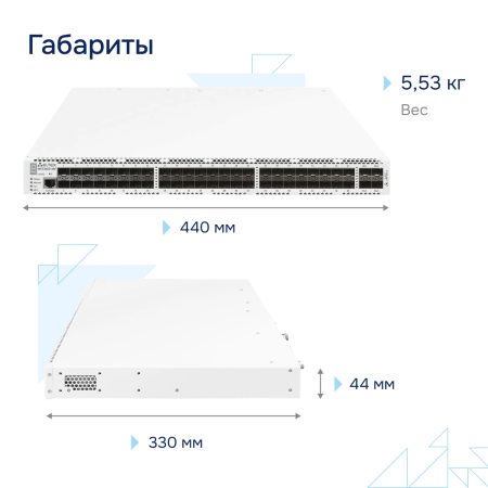 Коммутатор агрегации MES3400-48F Eltex СГЭП