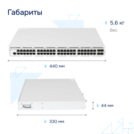 Коммутатор агрегации MES3400-48 Eltex СГЭП