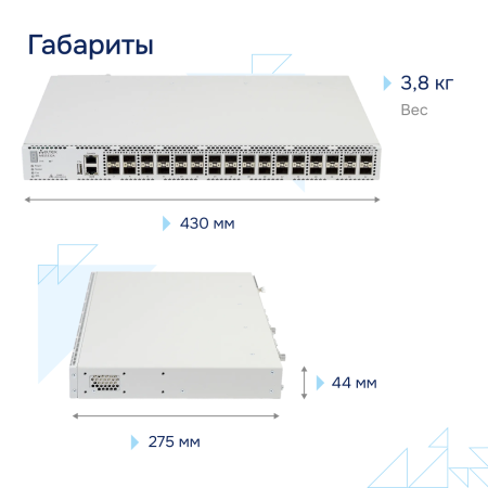 Коммутатор агрегации 10G MES5332A rev.C Eltex СГЭП фото большое 2